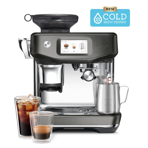 Ekspres do kawy Sage the Barista Touch™ Impress SES882BST - Czarny + GRATIS 2KG KAWY