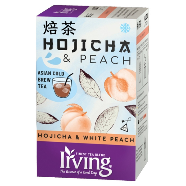 Herbata na zimno Irving Cold Brew Hojicha i Brzoskwinia - 20x1,8g