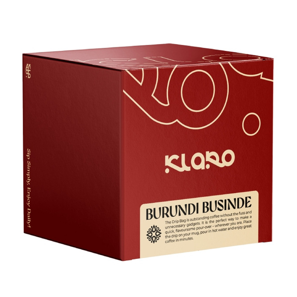 Drip Bag Coffee Klaro Burundi Businde 8x11g
