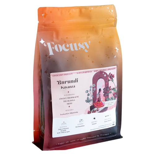 Kawa ziarnista Focusy BURUNDI KAYANZA - owocowy przelew 250g – NIEDOSTĘPNY