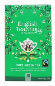 Zielona herbata English Tea Shop Pure Green Tea 20x2g - opinie w konesso.pl