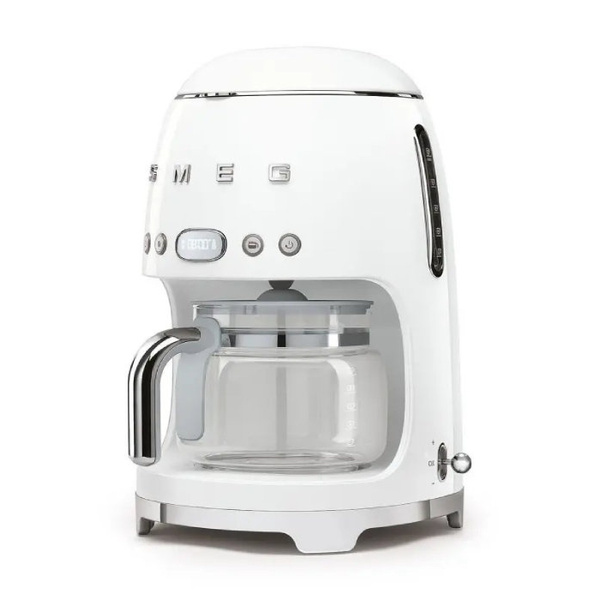 Przelewowy ekspres do kawy Smeg DCF02WHEU - Biały + GRATIS 250G KAWY