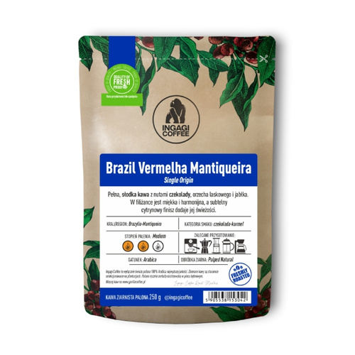 Kawa ziarnista Ingagi Coffee Brazil Vermelha Mantiqueira 250g