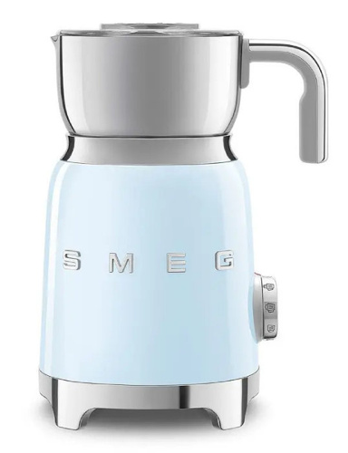 OUTLET 6581 - Spieniacz do mleka Smeg MFF11PBEU - Błękitny