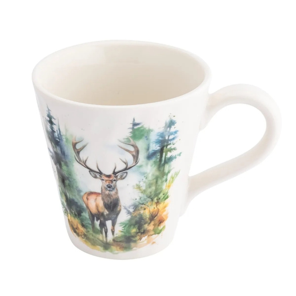 Kubek świąteczny Altom Design Jeleń B 480 ml