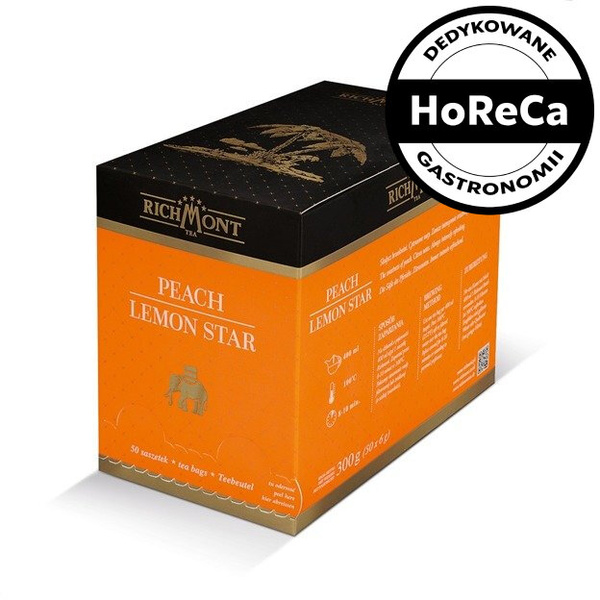 Owocowa herbata Richmont Peach Lemon Star - 50x6g