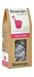 Ziołowa herbata teapigs Rhubarb & Ginger 15x2g - NIEDOSTĘPNY - opinie w konesso.pl