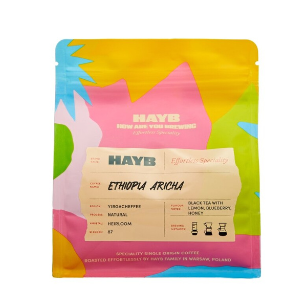 Kawa ziarnista HAYB Ethiopia Aricha 250g - NIEDOSTĘPNY