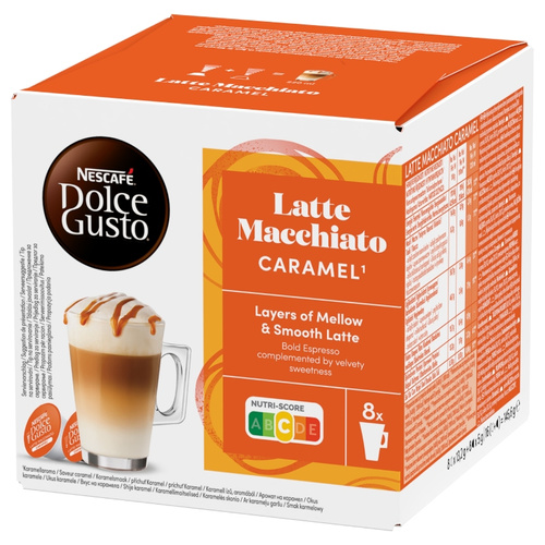 Kapsułki Nescafé Dolce Gusto Latte Macchiato Caramel 16 sztuk