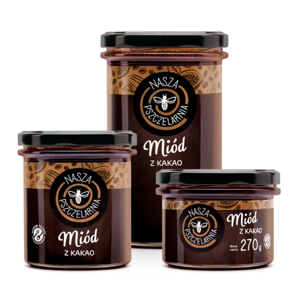 Miód z kakao Nasza Pszczelarnia 270g
