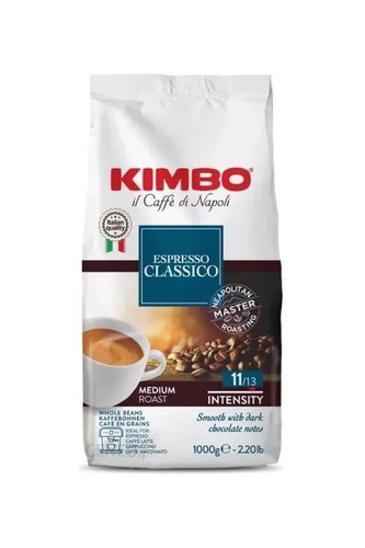 Kawa ziarnista Kimbo Espresso Classico 1kg - opinie w konesso.pl