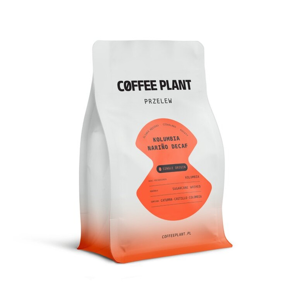 Kawa ziarnista COFFEE PLANT Kolumbia Nariño Decaf Bezkofeinowa 250g – NIEDOSTĘPNY