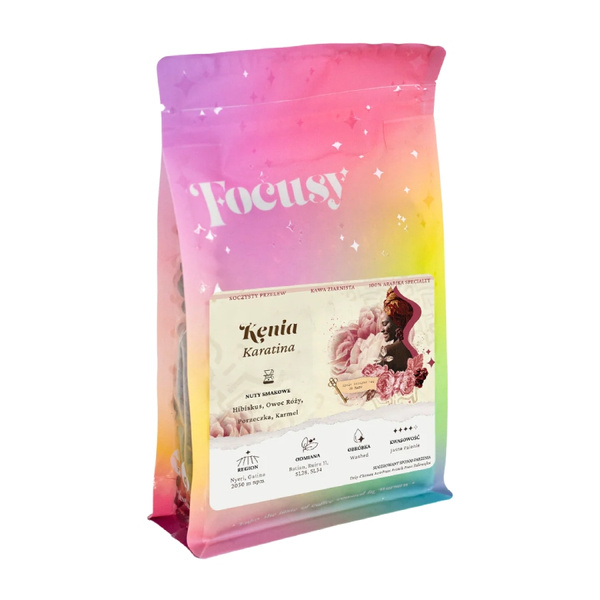 Kawa ziarnista Focusy KENIA KARATINA - soczysty przelew 250g