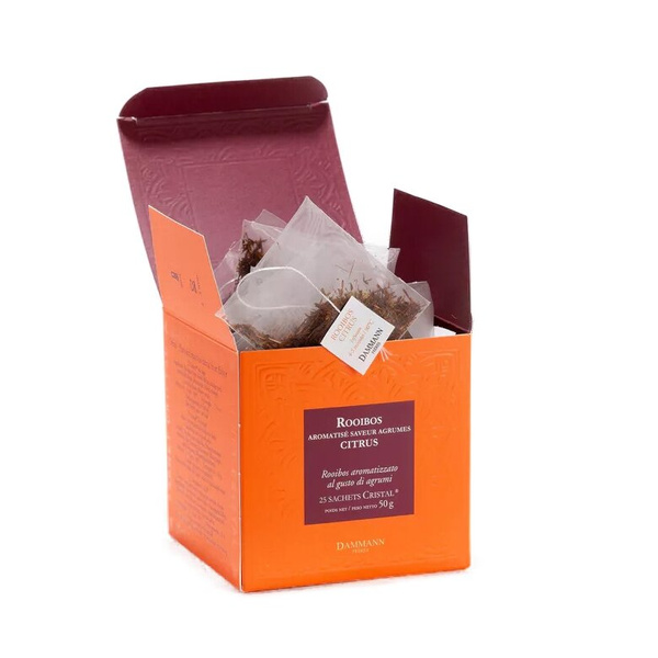 Herbata rooibos Dammann Tisane Rooibos Citrus 25 saszetek
