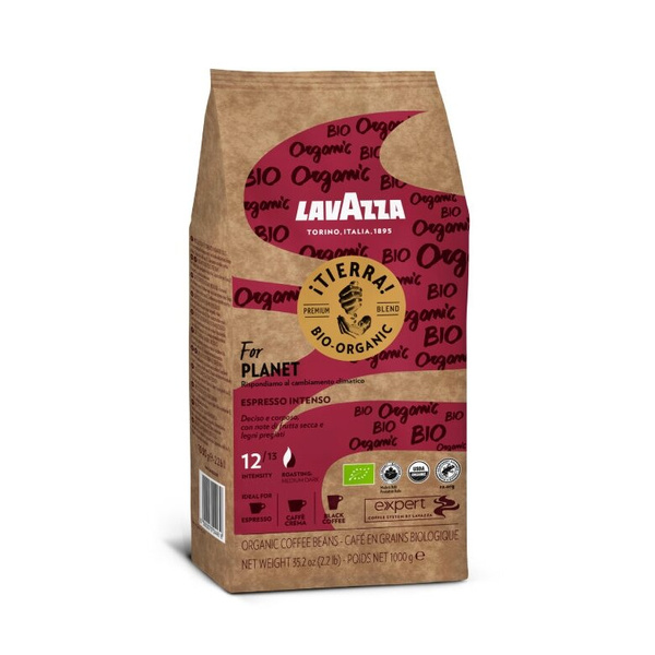Kawa ziarnista Lavazza Expert Tierra Bio Organic Espresso Intenso 1kg