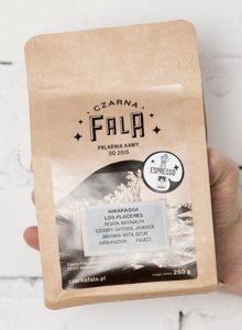 Kawa ziarnista Czarna Fala DECAF Nikaragua Los Placeres 250g - NIEDOSTĘPNY