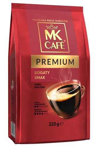 Kawa mielona MK Cafe Premium 225g - opinie w konesso.pl