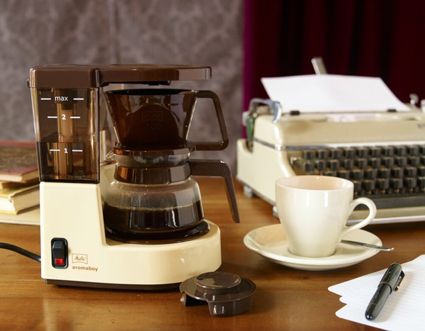 Ekspres przelewowy Melitta Aromaboy 1015-03 - Beżowy + 250G KAWY GRATIS
