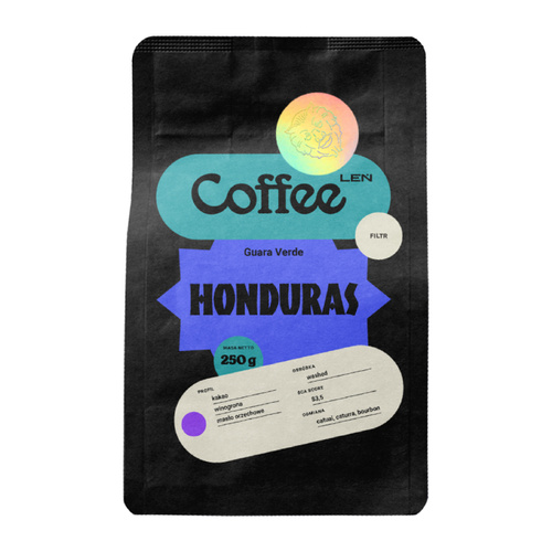 Kawa ziarnista Leń Coffee Honduras Guara Verde 250g