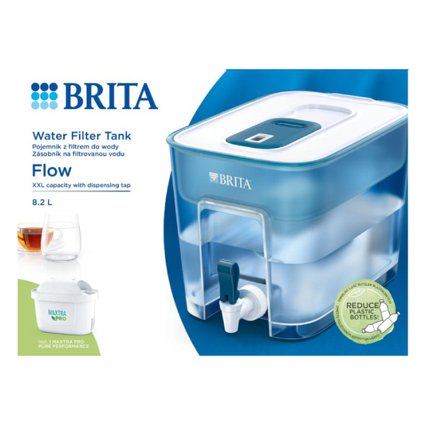 Dystrybutor z filtrem BRITA FLOW MAXTRA PRO Pure Performance - Niebieski