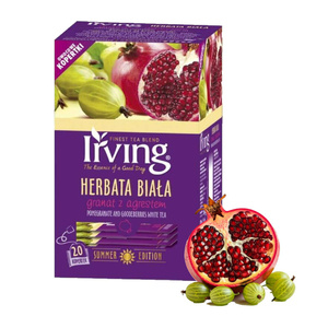 Herbata biała Irving Granat z agrestem 20x1,5g