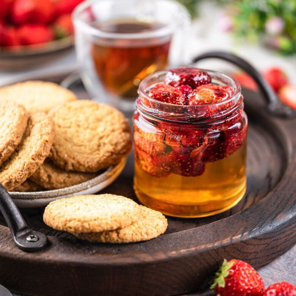 Truskawki w miodzie Krupiec 220g