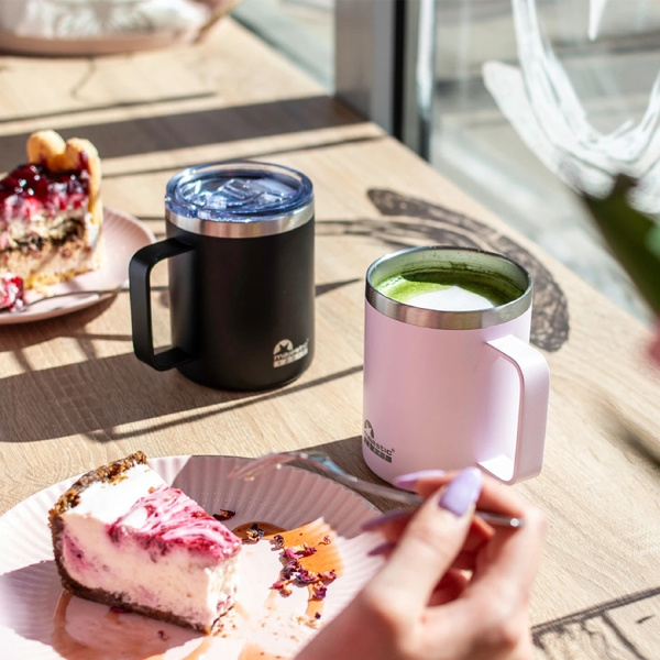 Kubek termiczny Majestic Sport Gump 400 ml - Różowy