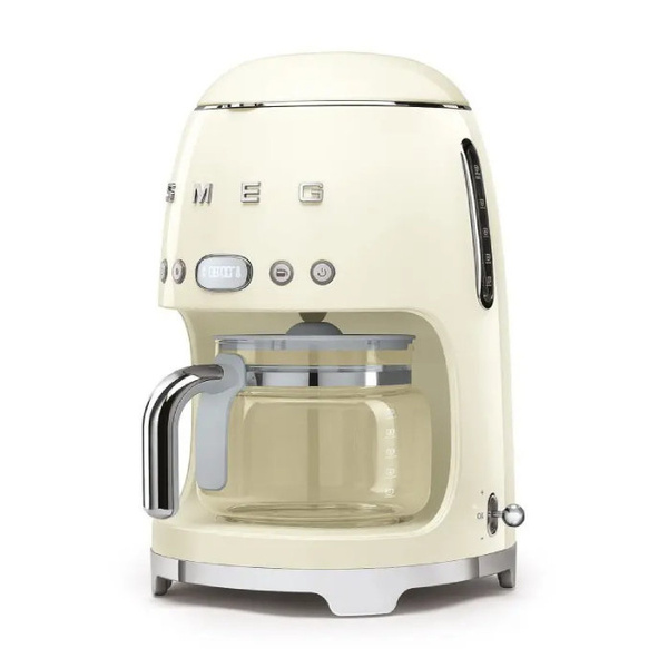 Przelewowy ekspres do kawy Smeg DCF02CREU - Kremowy + GRATIS 250G KAWY