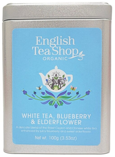 Herbata biała English Tea Shop White Tea Blueberry Elderflower 100g