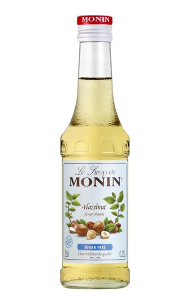 OUTLET - Syrop HAZELNUT SUGAR FREE MONIN - syrop bezcukrowy orzechowy 0,25 L