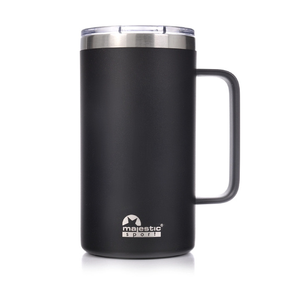 Kubek termiczny Majestic Sport Gump 650 ml - Czarny