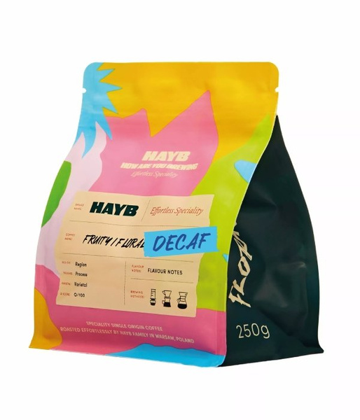 Kawa ziarnista HAYB Kolumbia Condor DECAF 250g - NIEDOSTĘPNY