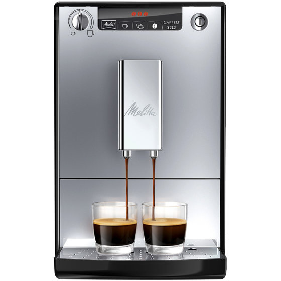 Ekspres do kawy Melitta E950-203 Solo - srebrno-czarny + GRATIS 1KG KAWY