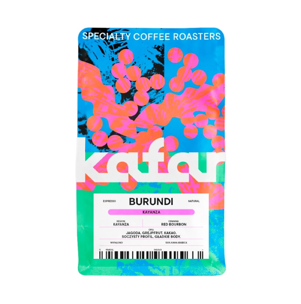 Kawa ziarnista Kafar Burundi Kayanza Espresso 250g