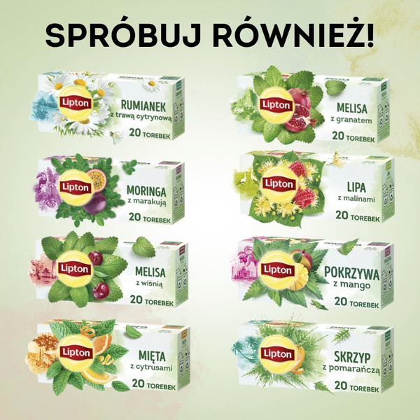 Herbatka ziołowa Lipton Mięta z eukaliptusem 20x1,3g