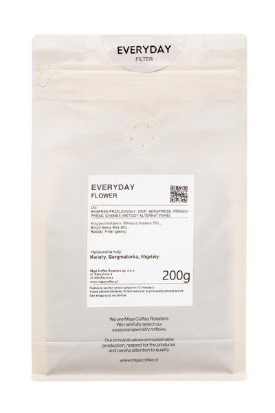 Kawa ziarnista Miga Everyday Flower Filter 200g