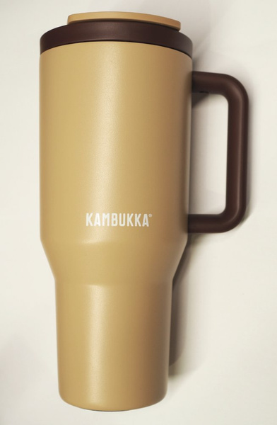 OUTLET - Kubek termiczny ze słomką Kambukka RIO 950 ml - Almond Dream