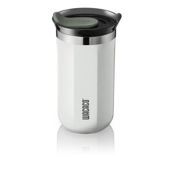 Kubek termiczny Wacaco Octaroma Lungo Ceramic White 300ml - Biały