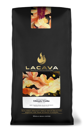 Kawa ziarnista LaCava Ethiopia Worka 1kg – NIEDOSTĘPNY - opinie w konesso.pl