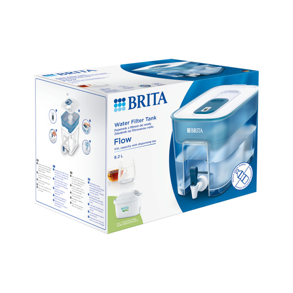 Dystrybutor z filtrem BRITA FLOW MAXTRA PRO Pure Performance - Niebieski