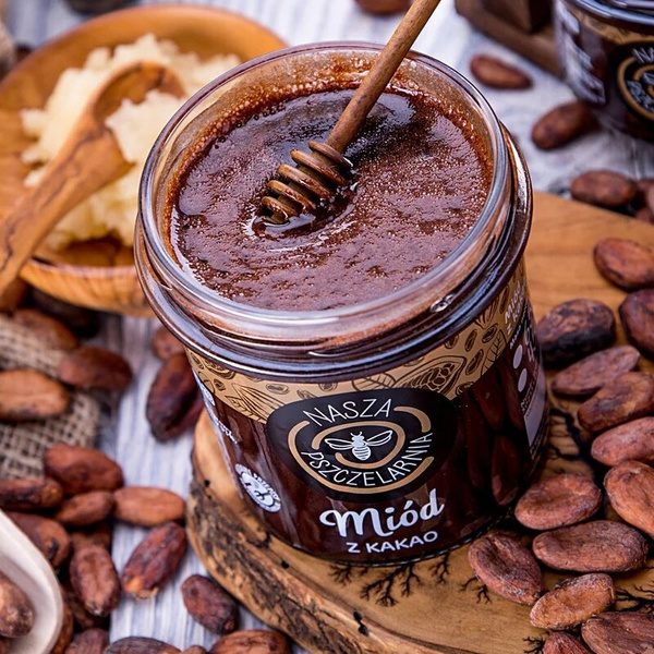 Miód z kakao Nasza Pszczelarnia 420g