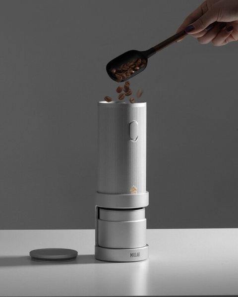Młynek do kawy Millab E01 Electric Grinder Space Silver- Srebrny