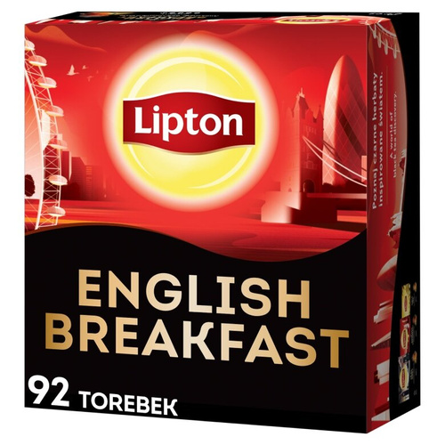 Herbata czarna Lipton English Breakfast 92x2g - opinie w konesso.pl