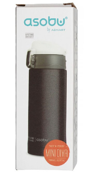 Asobu Diva Mini - Czarny kubek termiczny 200 ml - NIEDOSTĘPNY