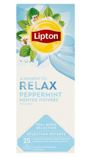 OUTLET - Ziołowa herbata Lipton Classic Peppermint 25x1,6g