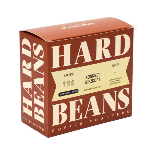 Kawa ziarnista Hard Beans Konkret Biszkopt Espresso 250g