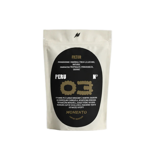 Kawa ziarnista Momento Peru Nº3 Finca La Lucuma Natural 250g