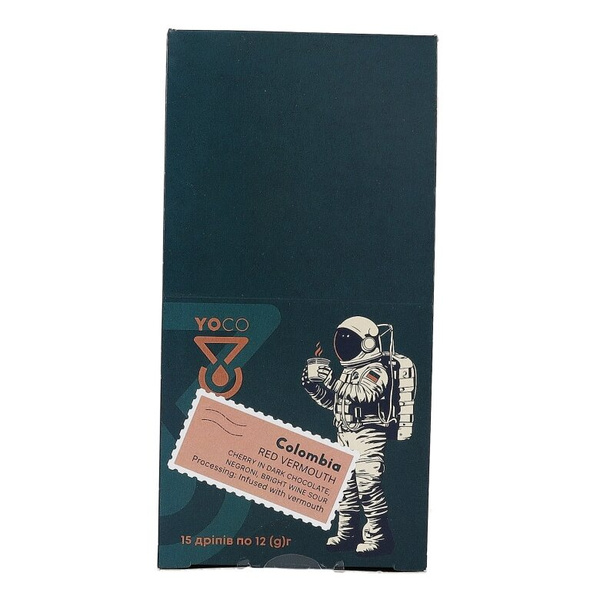 Drip Bag Coffee Yoco Coffee Colombia Red Vermouth 15x12g