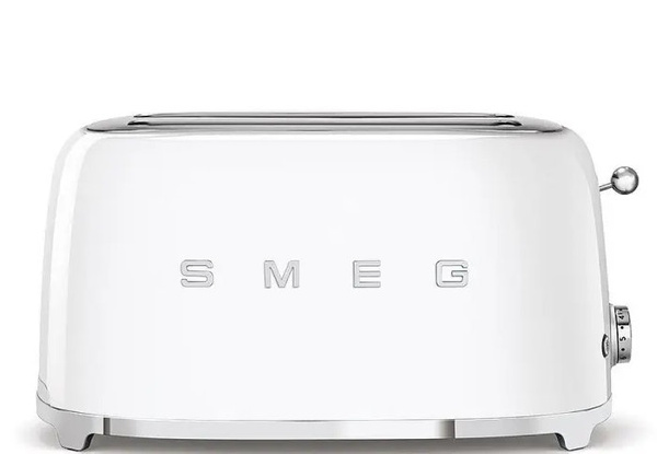 Toster na 4 kromki SMEG TSF02WHEU - Biały