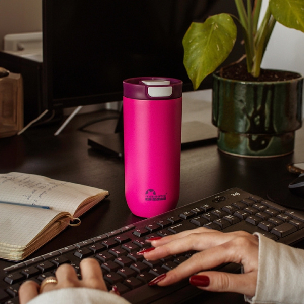 Kubek termiczny Majestic Sport Bullet 540 ml - Fuksja